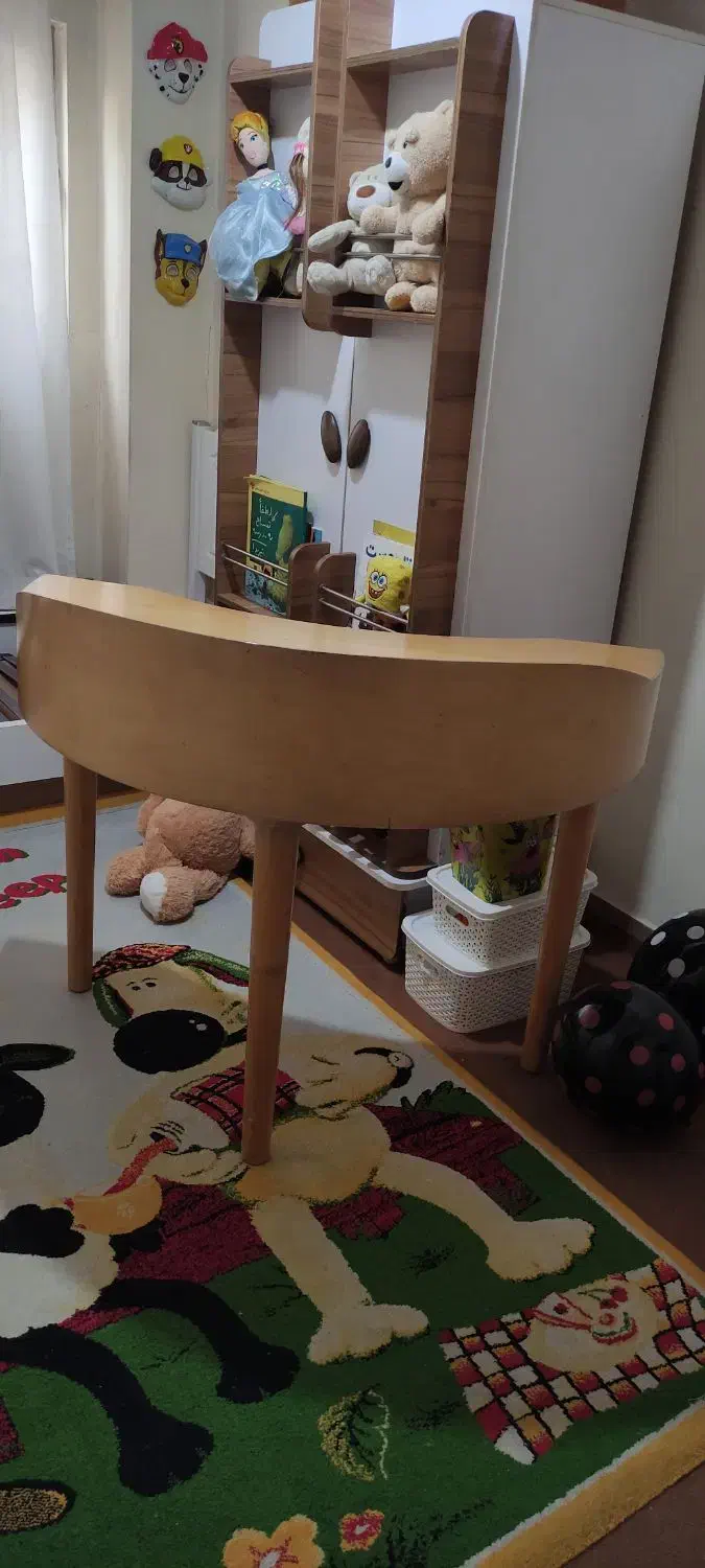 میز تحریر میز مطالعه میز کامپیوتر تمام چوب راش|میز تحریر و کامپیوتر|کرج, ساماندهی|دیوار