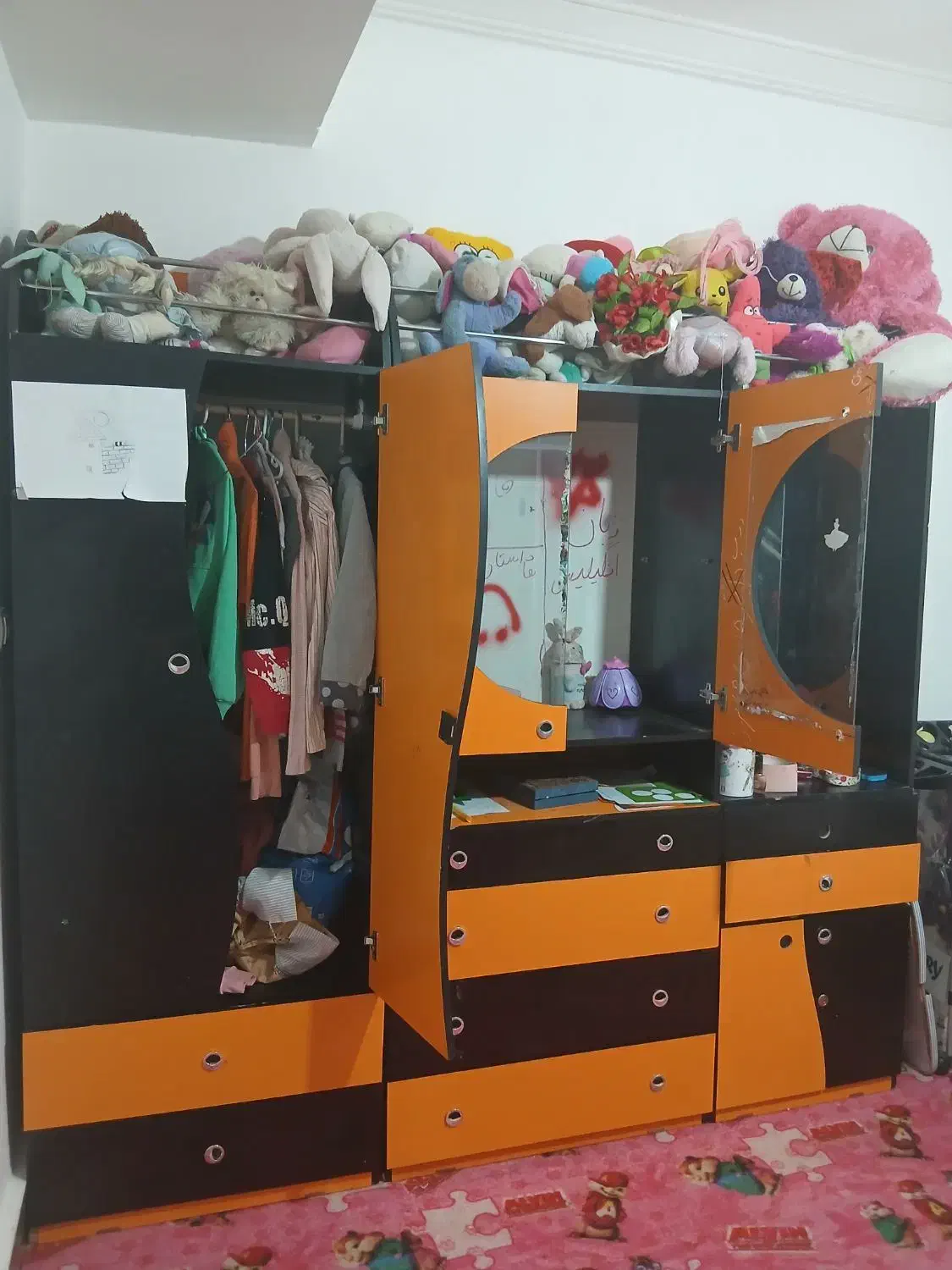 کمدبچه سه تیکه|اسباب و اثاث بچه|یاسوج, |دیوار