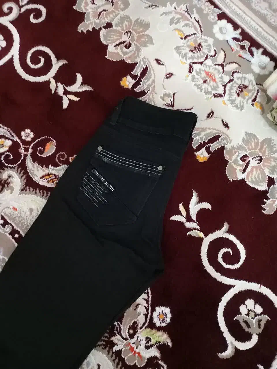 شلوار لی مشکی سایز 38|لباس|جهرم, |دیوار