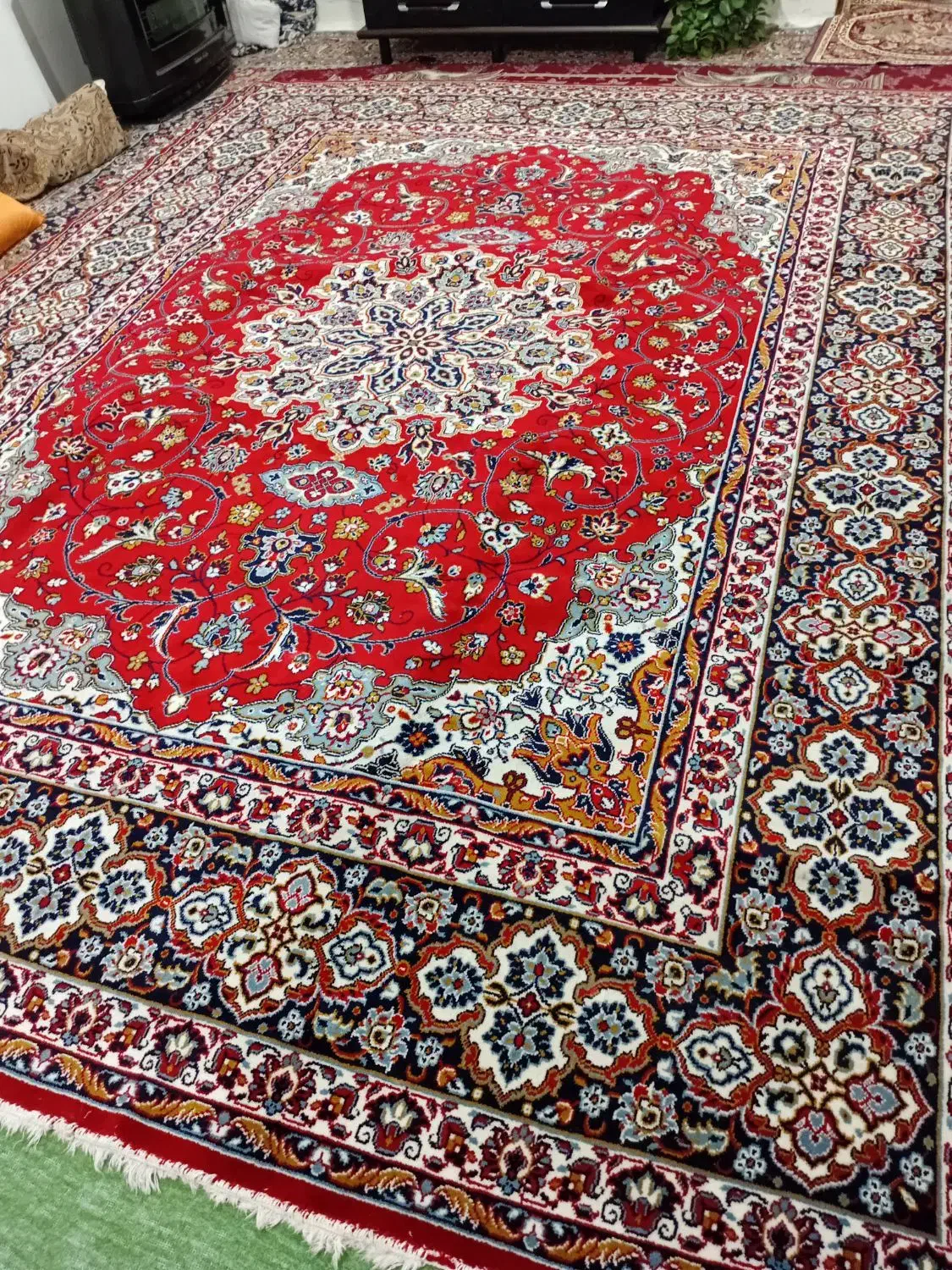 فرش ۱۲ متری|فرش|کرمانشاه, |دیوار