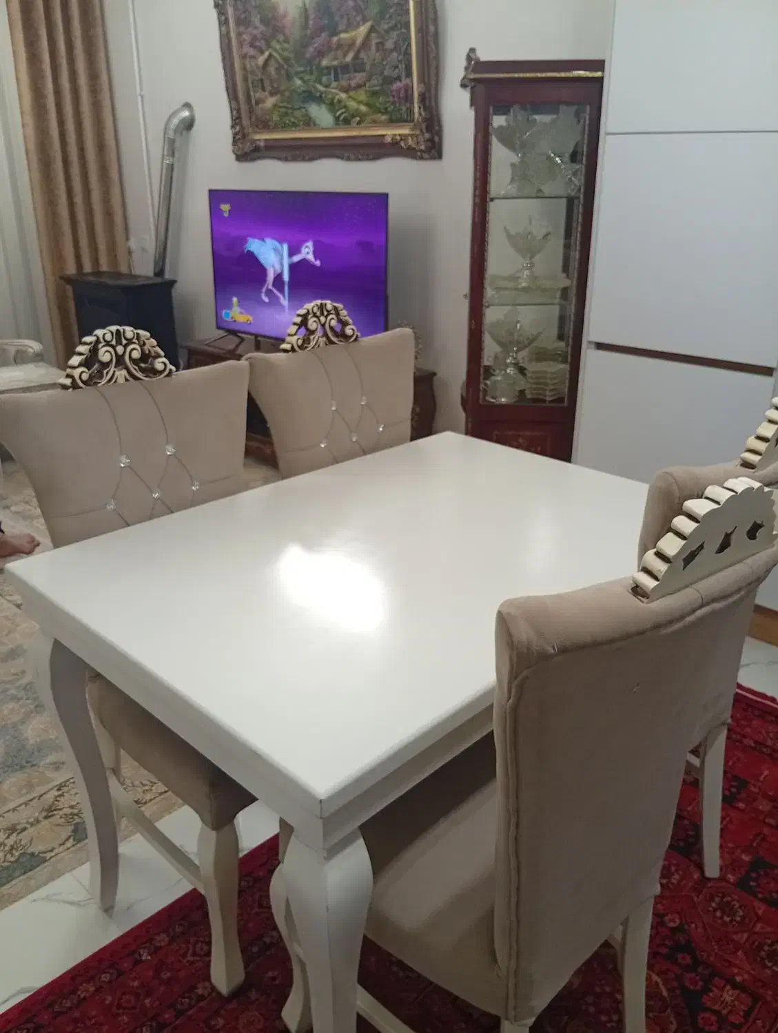 میز غذا خوری 4نفره|میز و صندلی غذاخوری|زنجان, |دیوار