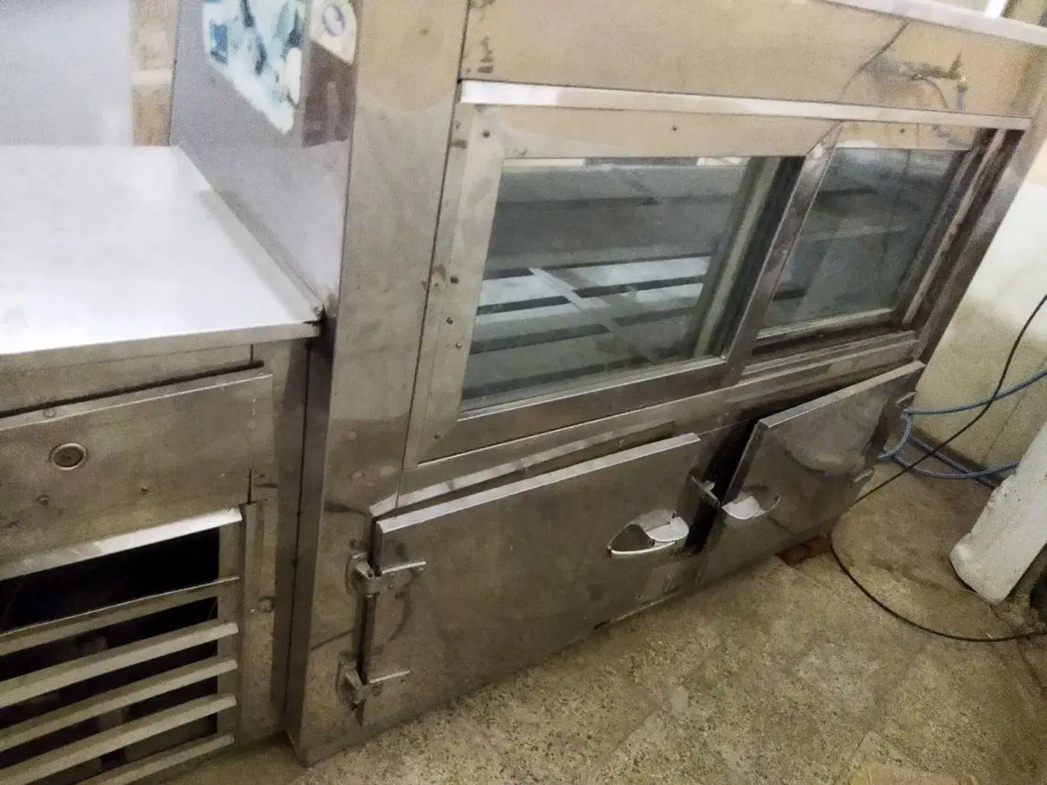 یخچال ویترینی تمام استیل|فروشگاه و مغازه|تویسرکان, |دیوار