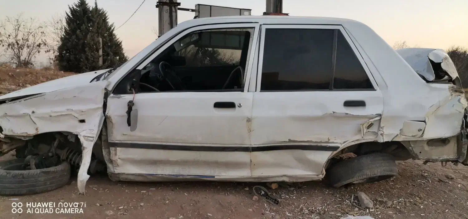 پراید تصادفی مدل اخر 93 فول|خودرو سواری و وانت|کرمانشاه, |دیوار