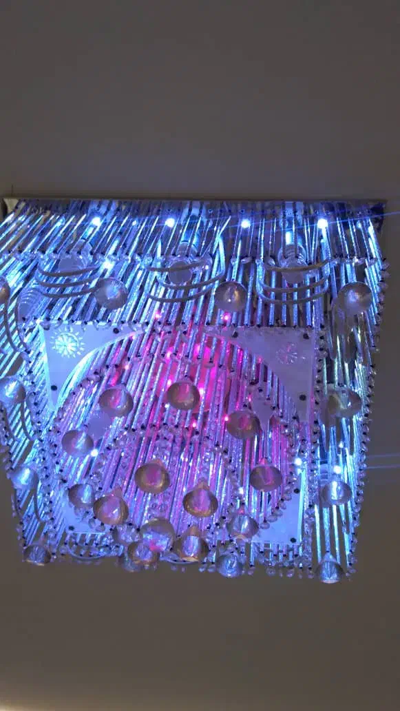 دو عدد لوستر پذیرایی و اشپزخانه|لوستر و چراغ آویز|بندر انزلی, انصار الحسین|دیوار