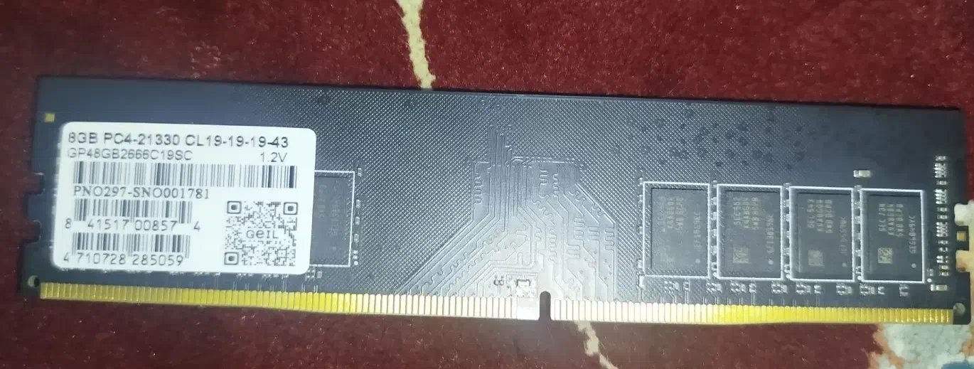 رم گیل ( GEIL ) 8 گیگ باس ۲۶۶۶|قطعات و لوازم جانبی رایانه|اهواز, پردیس|دیوار