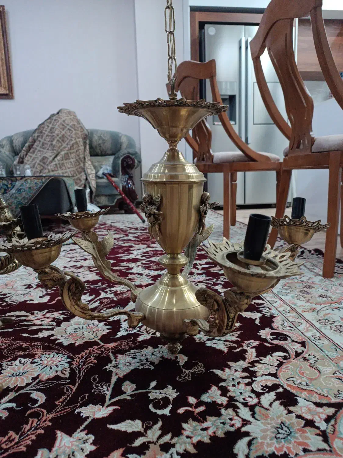 لوستر برنز|لوستر و چراغ آویز|خرم‌آباد, |دیوار