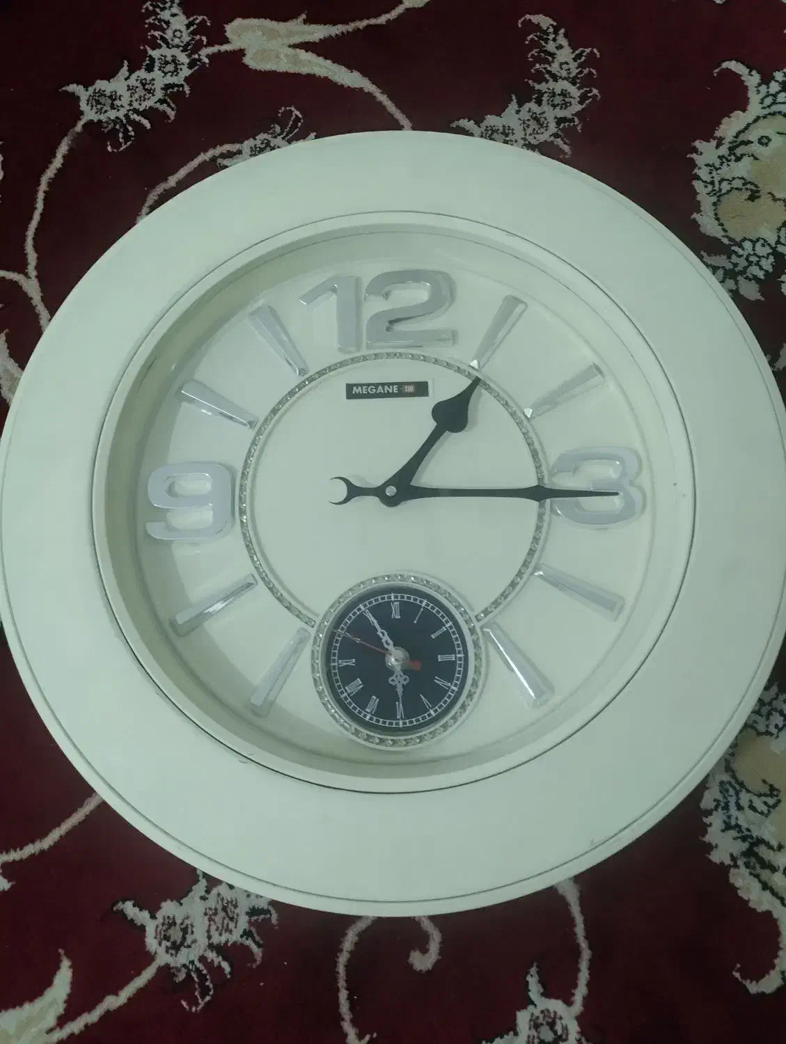 ساعت دو موتوره مارک مگان|ساعت دیواری و تزئینی|ایذه, |دیوار