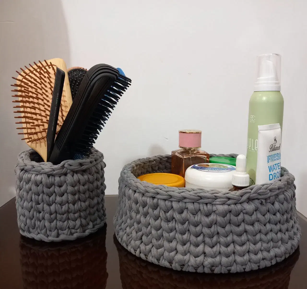 سبد و جامدادی تریکو|صنایع دستی و سایر لوازم تزئینی|چهاردانگه (تهران), |دیوار