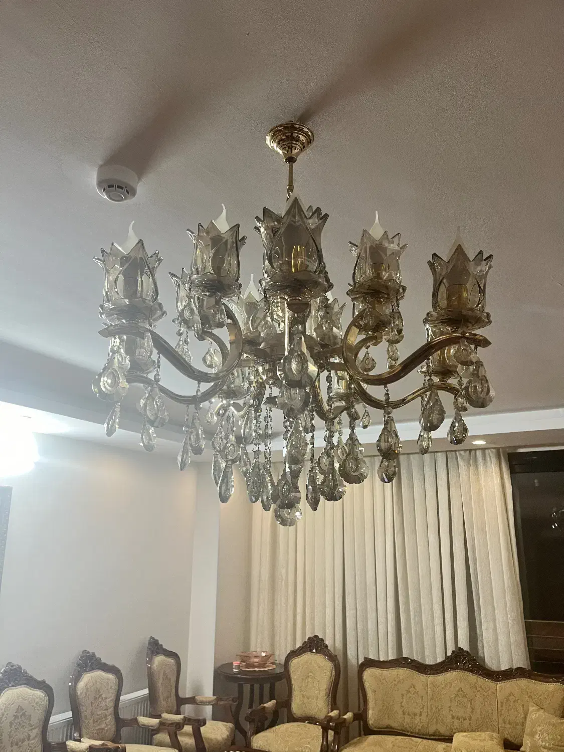 فروش لوستر برنزی ۸ شاخه|لوستر و چراغ آویز|اصفهان, دشتستان|دیوار