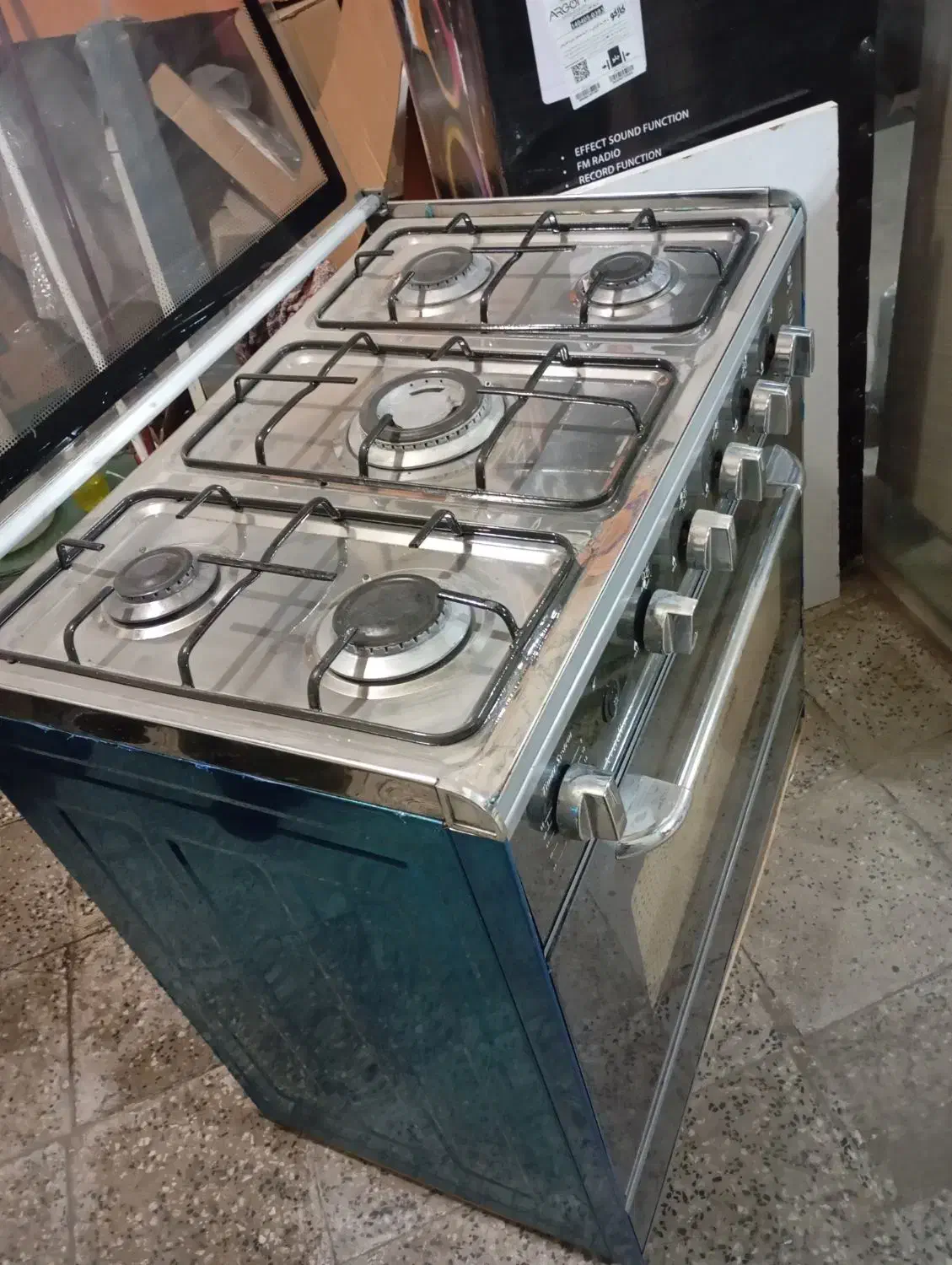 اجاق گاز طرح فر استیل...|اجاق گاز و لوازم برقی پختوپز|پارسآباد, |دیوار