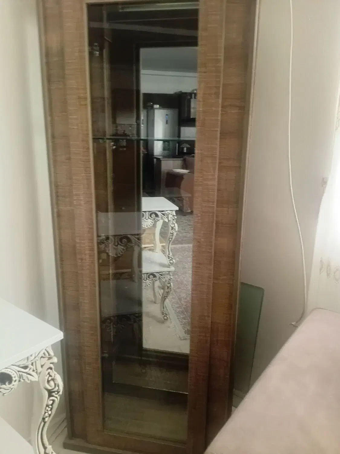 بوفه چراغدار و اینه شمعدان وکنسول ساعت دار|بوفه، ویترین، کنسول|آستارا, |دیوار