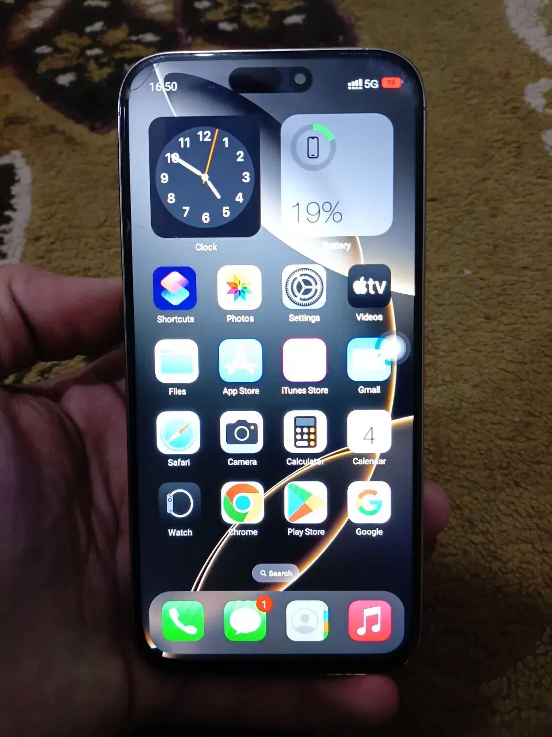 آیفون ۱۶ پرومکس گلد فول کپی|موبایل|گنبد کاووس, |دیوار