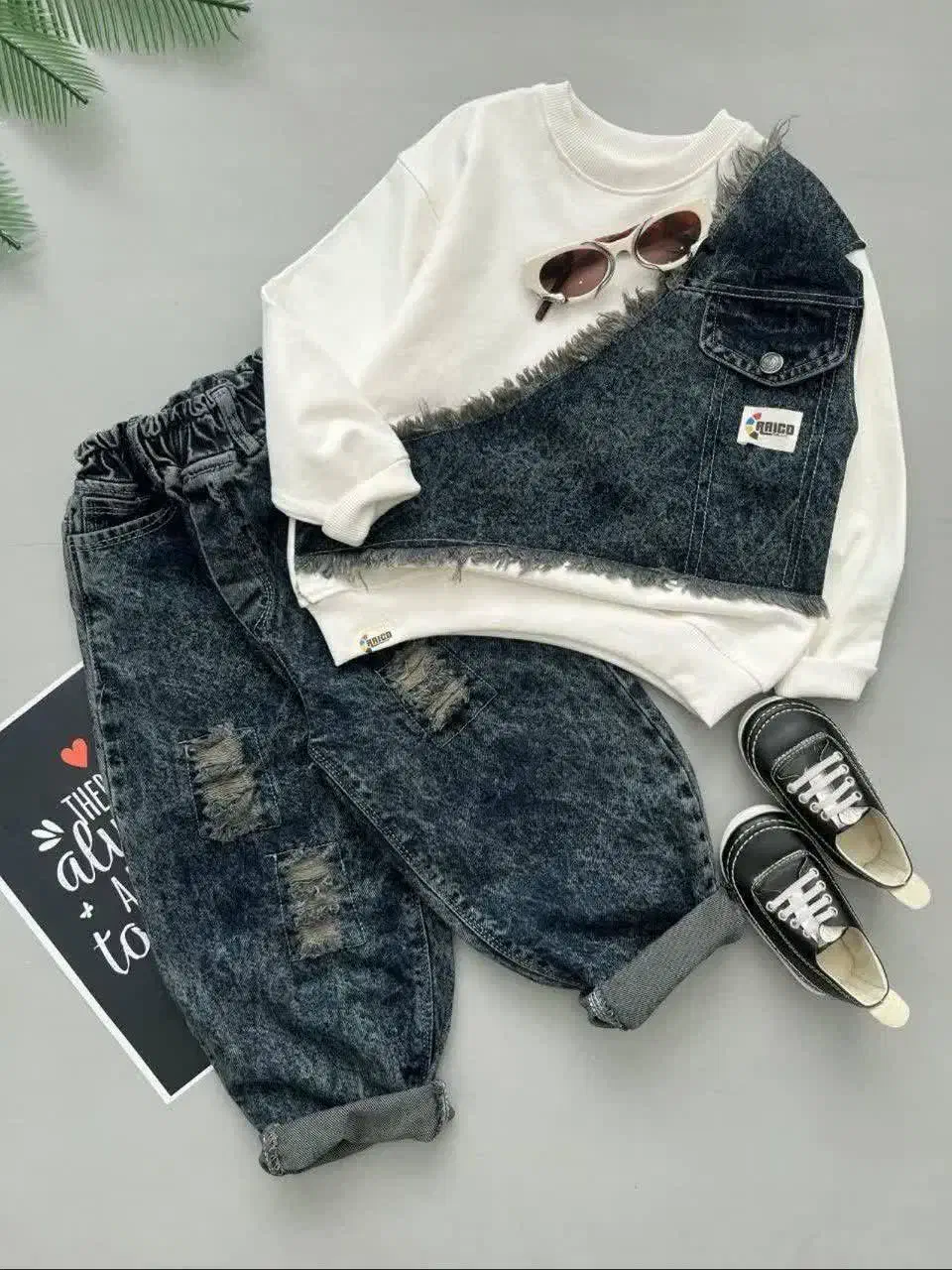 ست جین|کفش و لباس بچه|گناباد, |دیوار