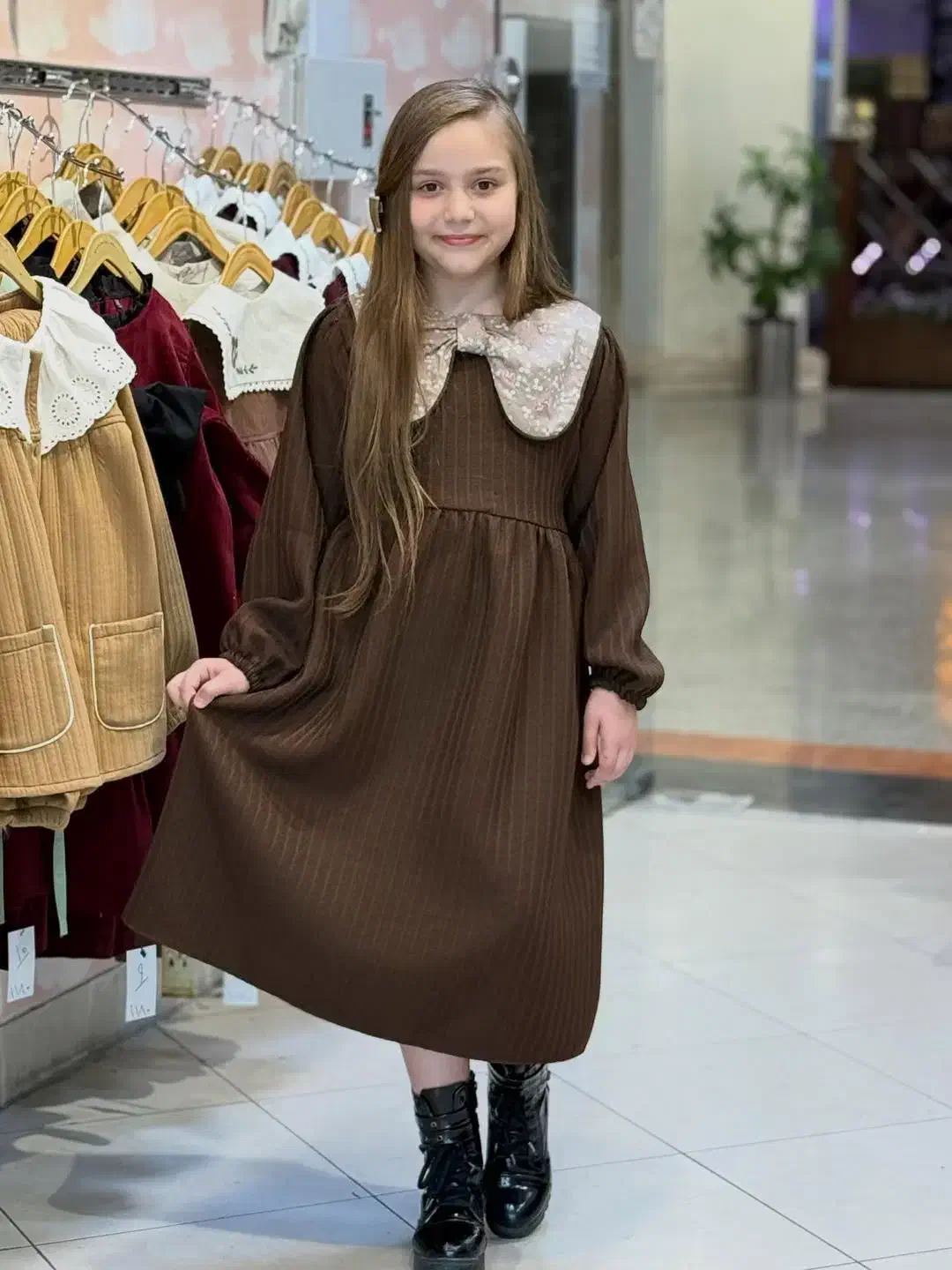 پیراهن فلونزی|کفش و لباس بچه|مشهد, ویلاشهر|دیوار