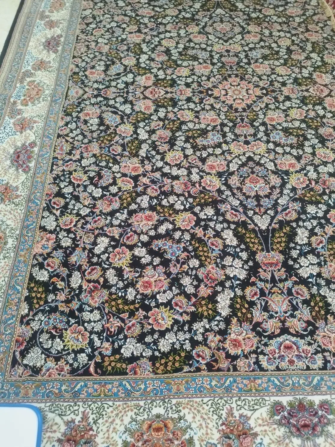 قالی 3+۴ در حد نونو|فرش|کرمان, |دیوار