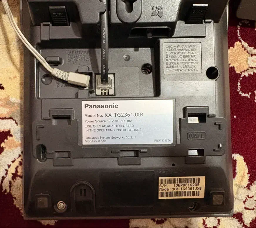 تلفن پاناسونیک ۲ گوشی بی سیم اصلی ژاپن|تلفن رومیزی|اهواز, کوی باهنر|دیوار