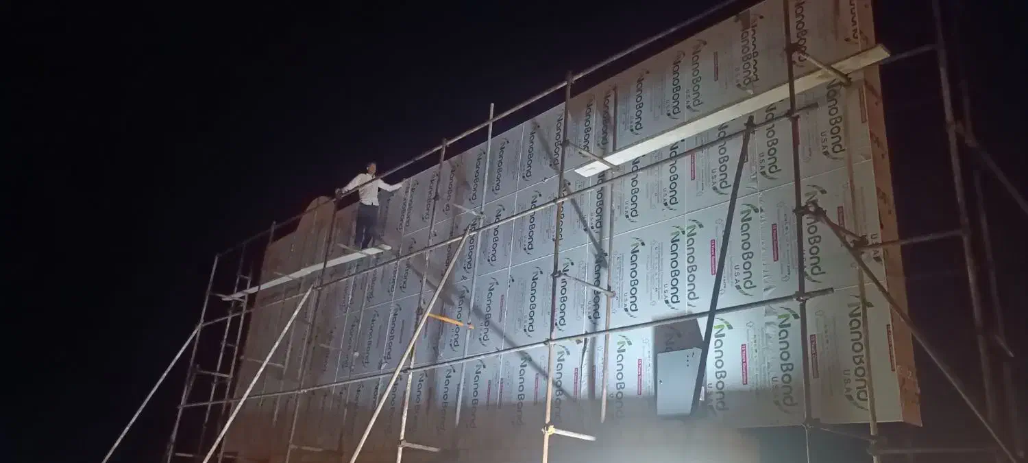 کلیه کار های جوشکاری،نمای کامپوزیت و تابلو چلینیوم|خدمات پیشه و مهارت|بوشهر, |دیوار