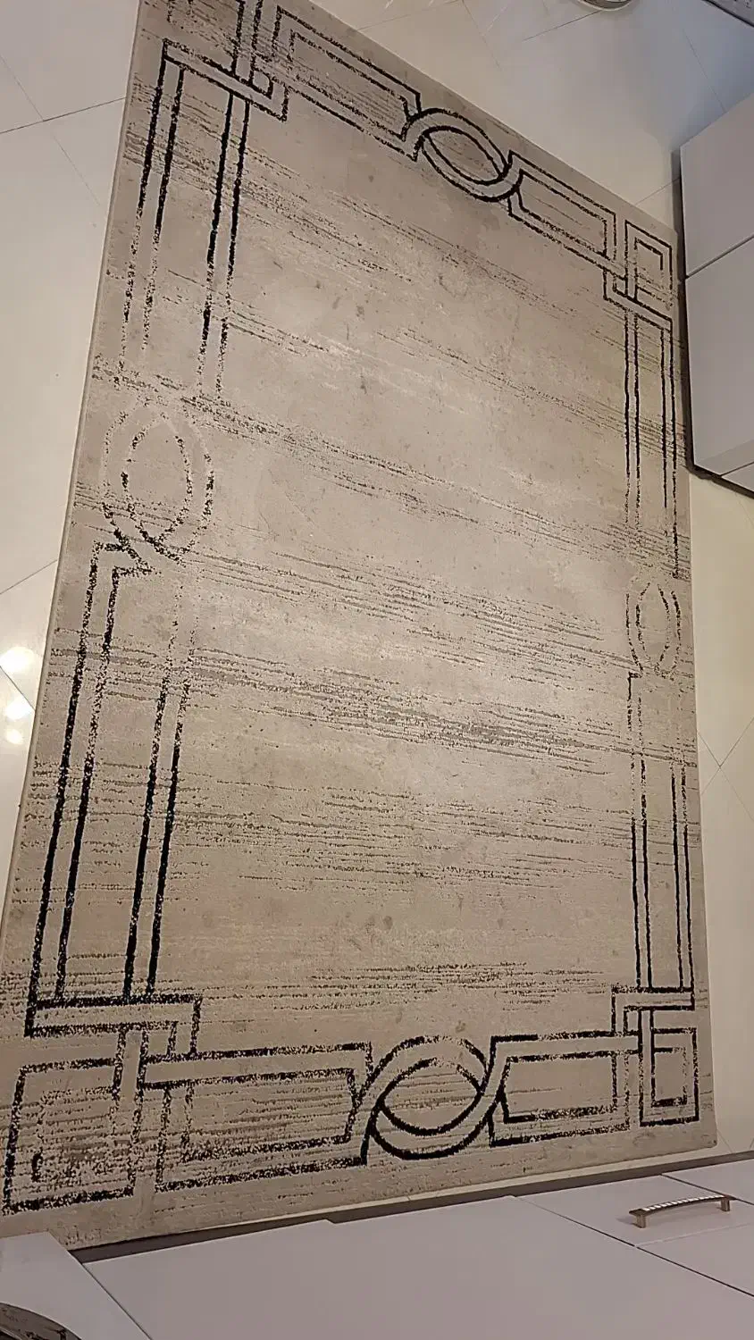 فرش فانتزی ۴ متری طوسی|فرش|پردیس, فاز ۴|دیوار