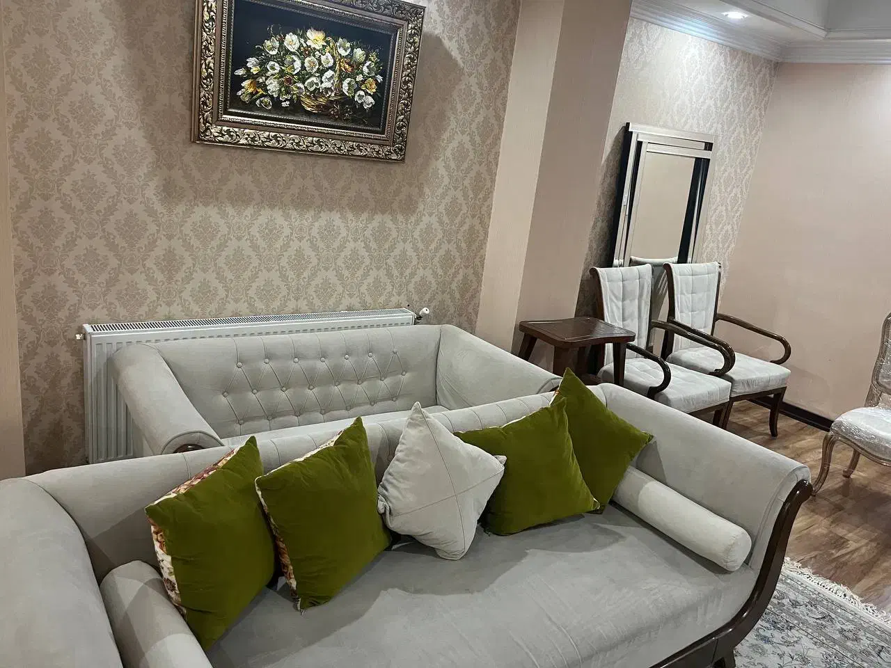 مبلمان ۷ نفره با یک جلو مبلی|مبلمان خانگی و میز عسلی|تهران, کوی بیمه|دیوار