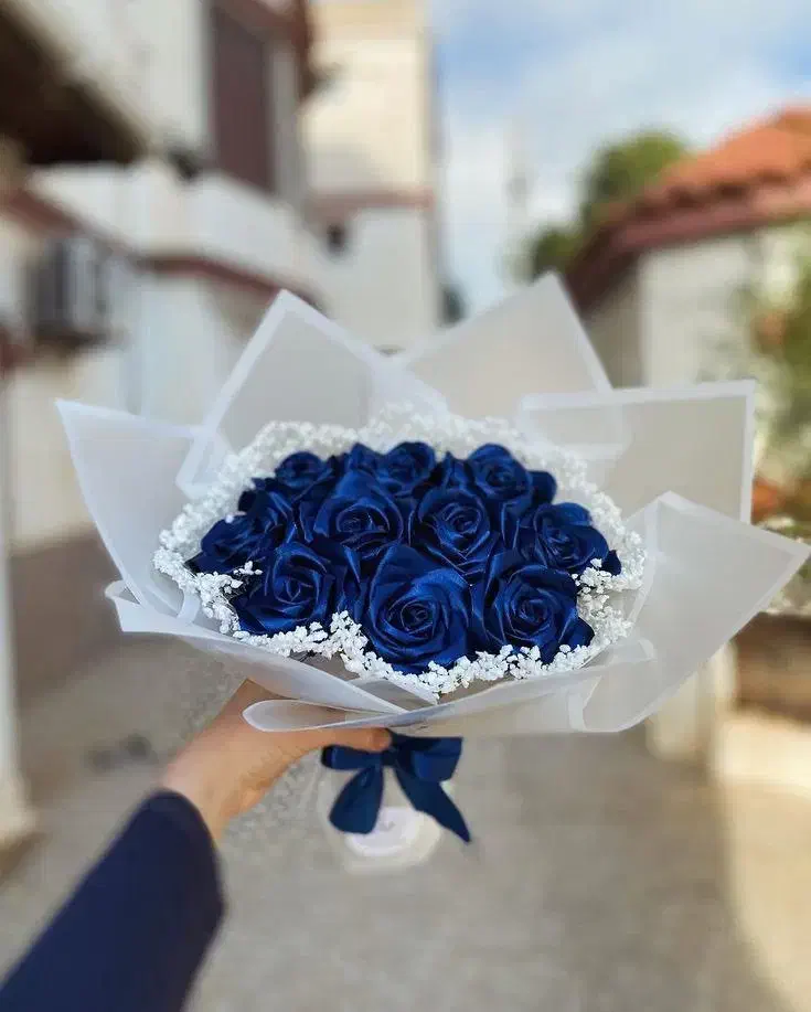 گل های روبانی زیبا|گل مصنوعی|بروجرد, |دیوار