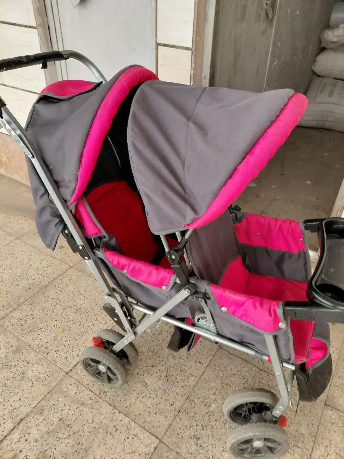 کالسکه دوقلو|کالسکه و لوازم جانبی|محمدیه-قزوین, |دیوار