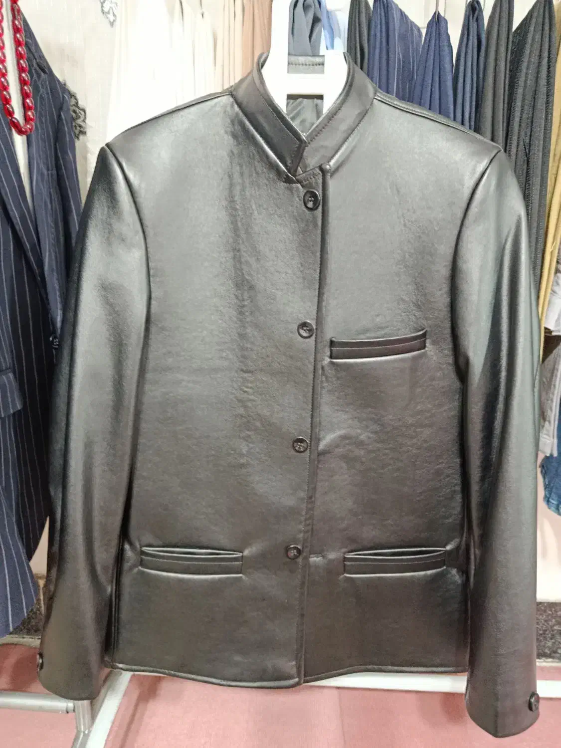 2عدد کاپشن چرم تازه|لباس|بوکان, |دیوار