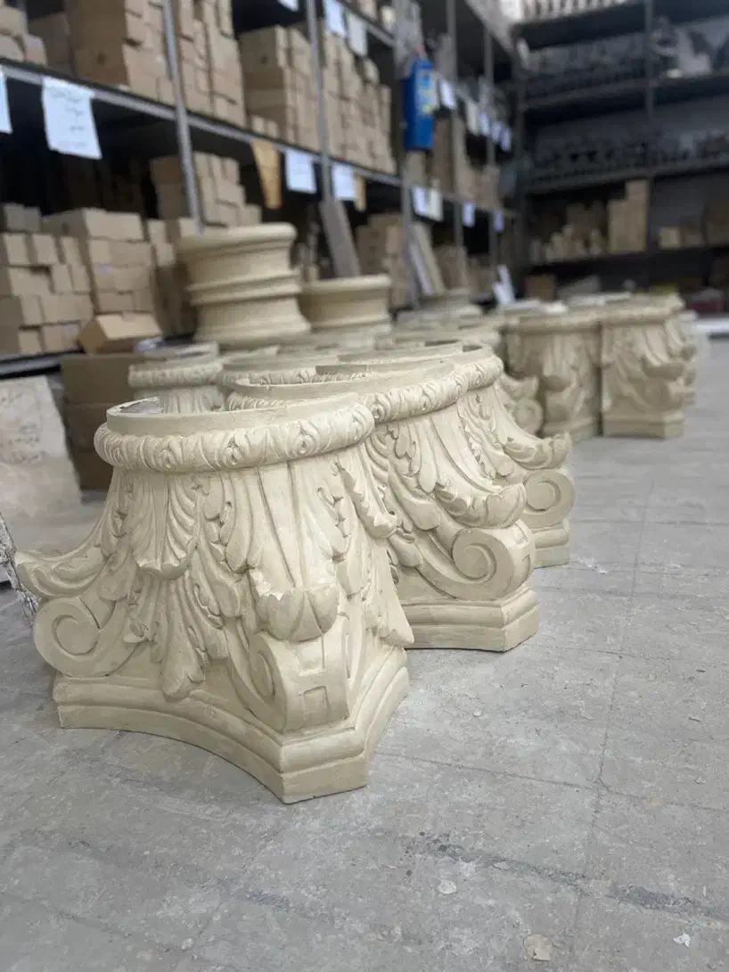 سراه‌ پایه سرستون رزینی گلدار|صنایع دستی و سایر لوازم تزئینی|کرج, آتشگاه|دیوار