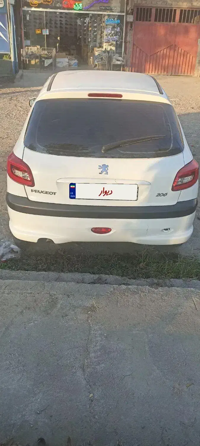 206مدل 1389زیر قیمت فوری|خودرو سواری و وانت|قائمشهر, |دیوار