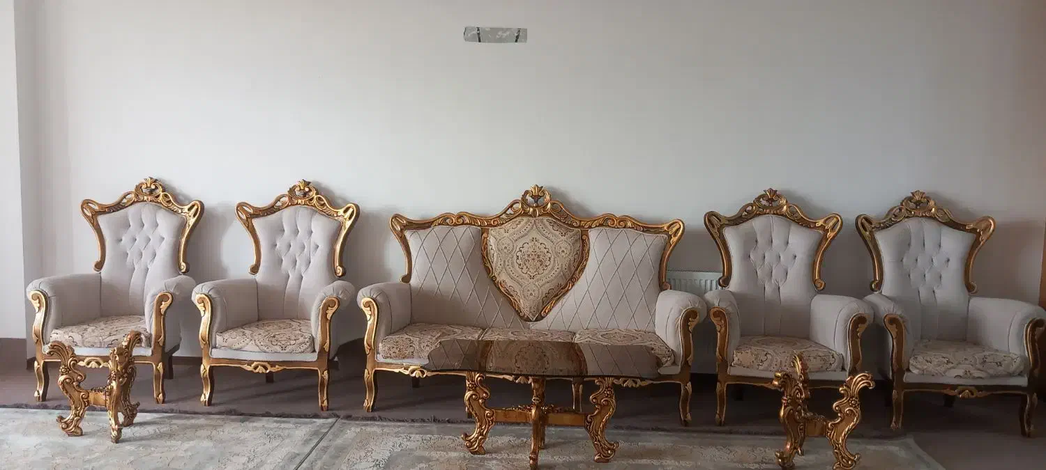 مبل سلطنتی|مبلمان خانگی و میز عسلی|شهرکرد, |دیوار