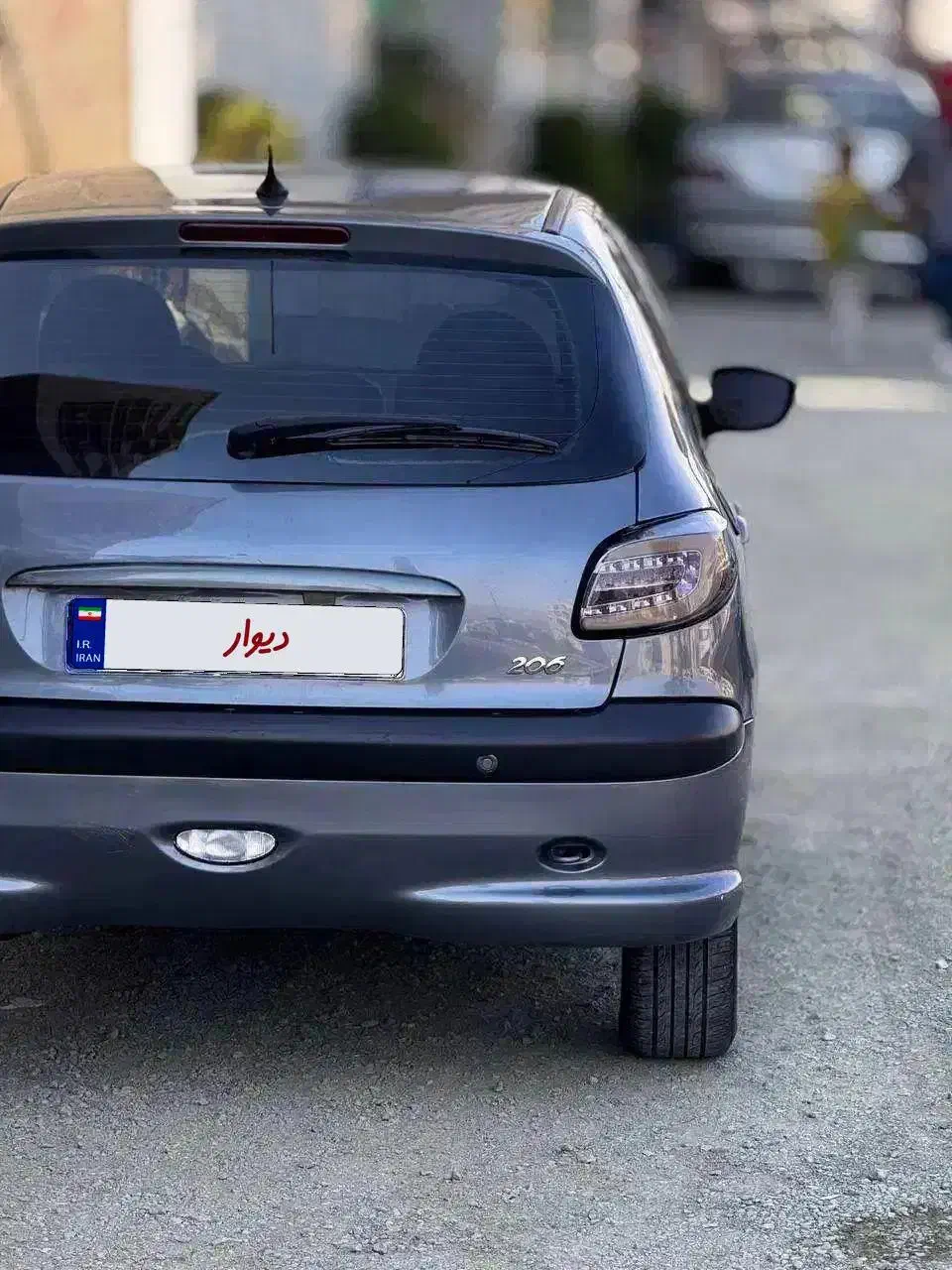 ۲۰۶ تیپ ۲ خاکستری مدل ۹۶ فنی و سواری درجه یک|خودرو سواری و وانت|سنندج, |دیوار