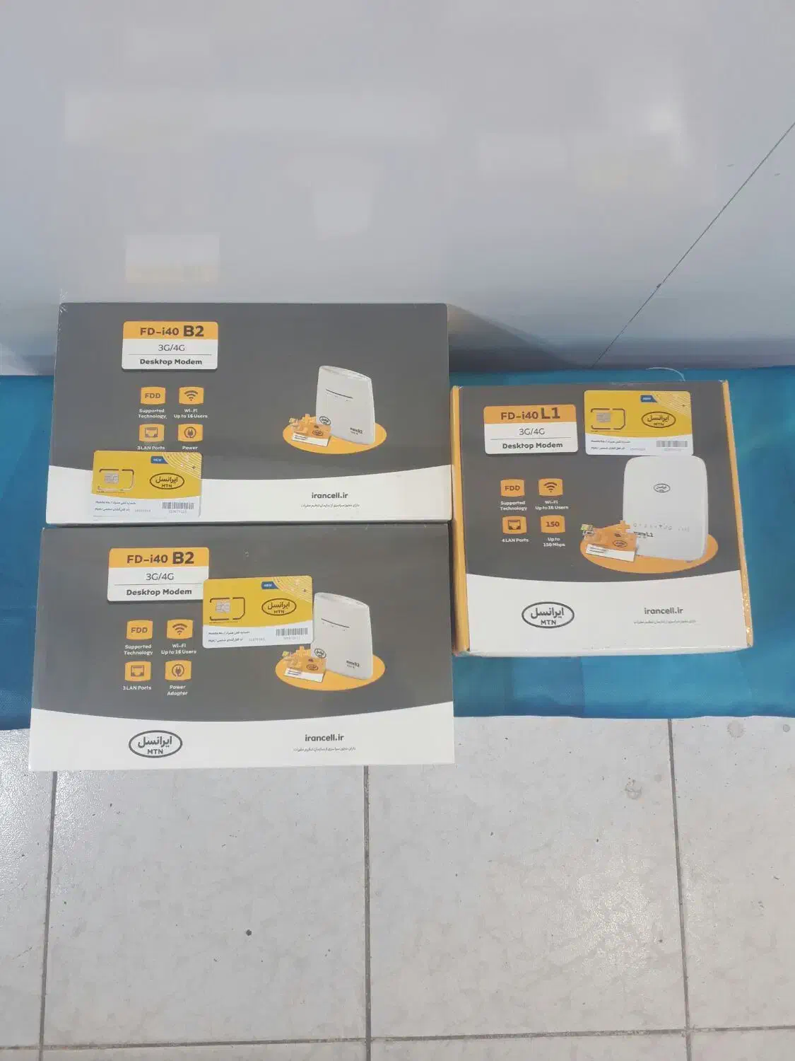 ۳عددمودمi40B2 وi40L1|مودم و تجهیزات شبکه|کرمانشاه, |دیوار