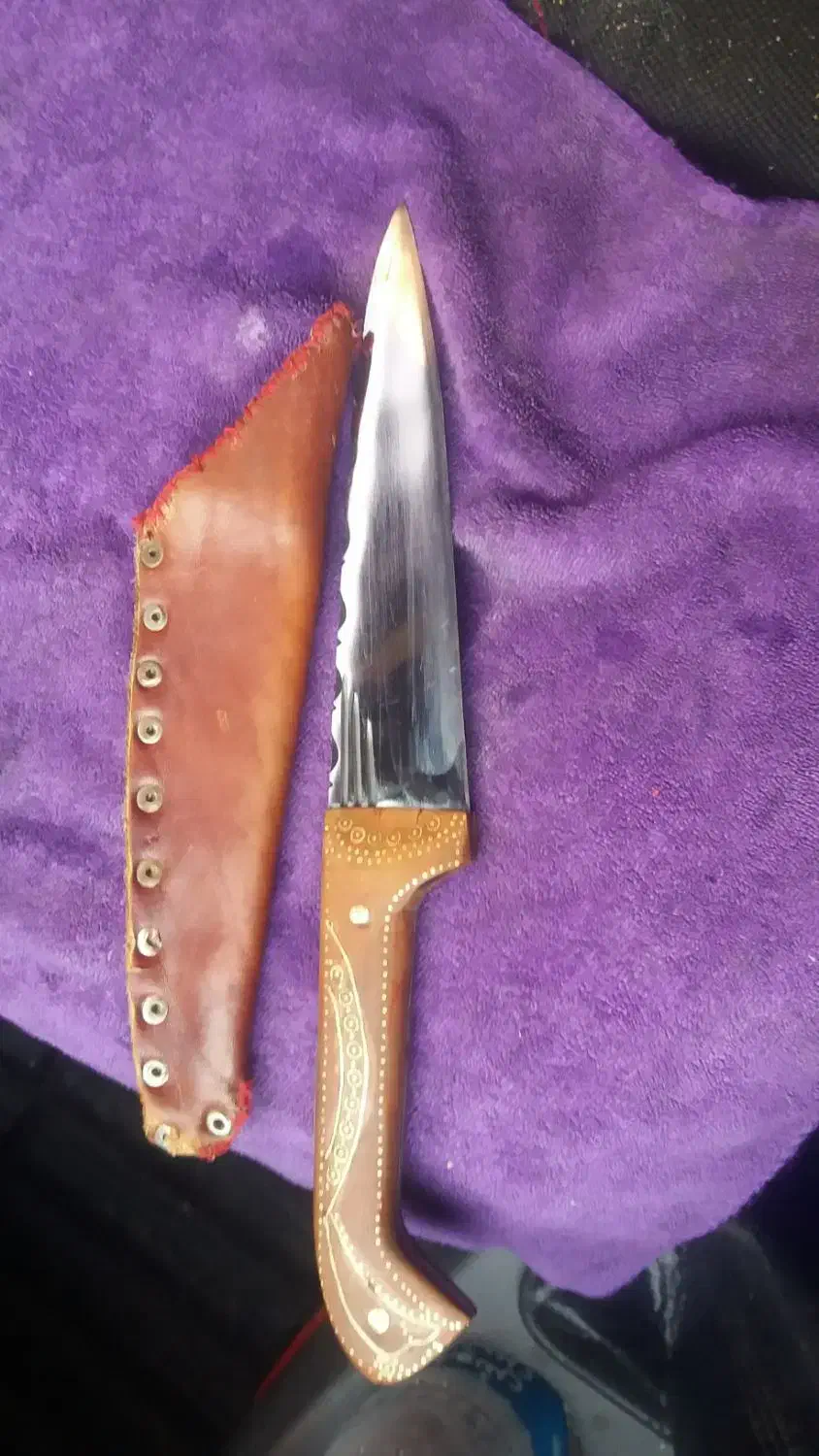 چاقو دست ساز ۲۸سانتی نوک کلاغی|کوهنوردی و کمپینگ|تهران, تختی|دیوار