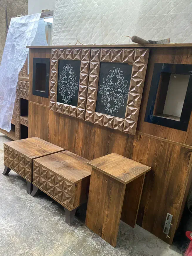 سرویس خواب طرح وکیوم|تخت و سرویس خواب|گرگان, |دیوار