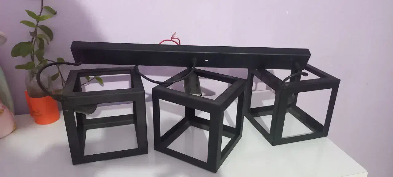 چراغ آویز سه شعله|لوستر و چراغ آویز|تبریز, |دیوار