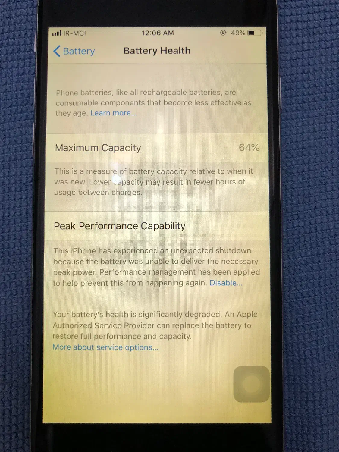 گوشی آیفون ۶ حافظه ۱۶ گیگ|موبایل|تهران, جیحون|دیوار