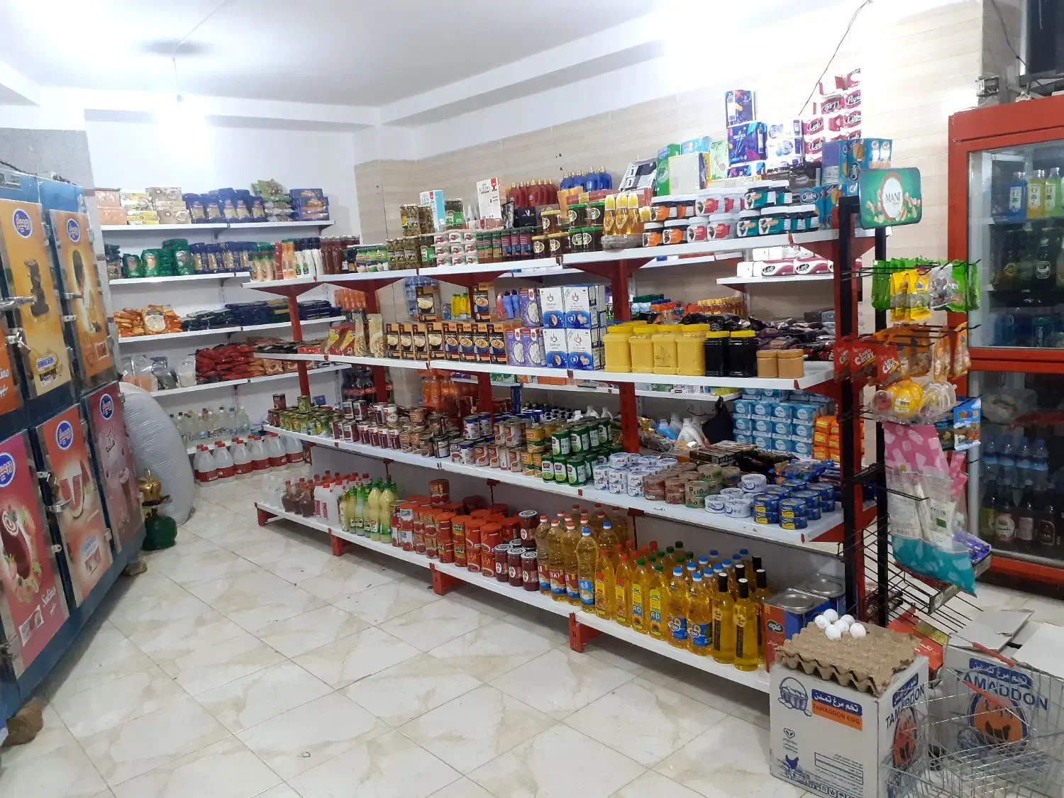 واگذاری مواد غذایی با اجناس ووسایل|فروشگاه و مغازه|هشتگرد, فاز ۲ مهستان|دیوار