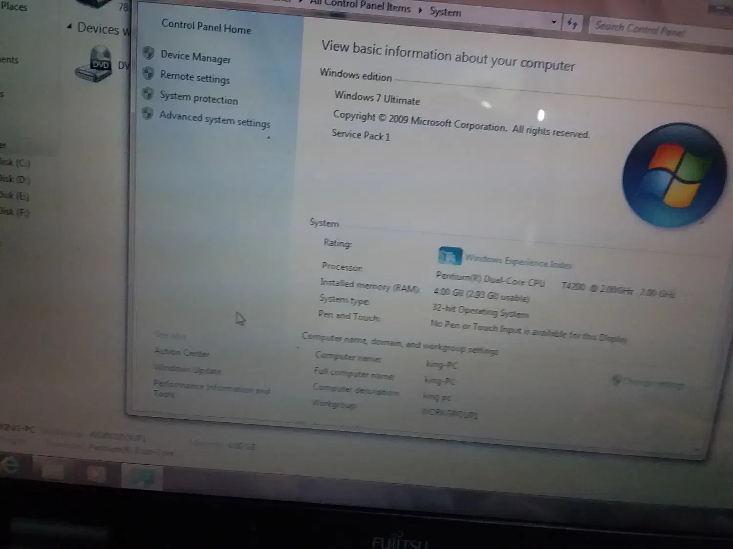 لپ تاپ فوجیتسو مدل MS2239 سالم و تمیز|رایانه همراه|کاشان, فاز ۱ ناجی آباد|دیوار