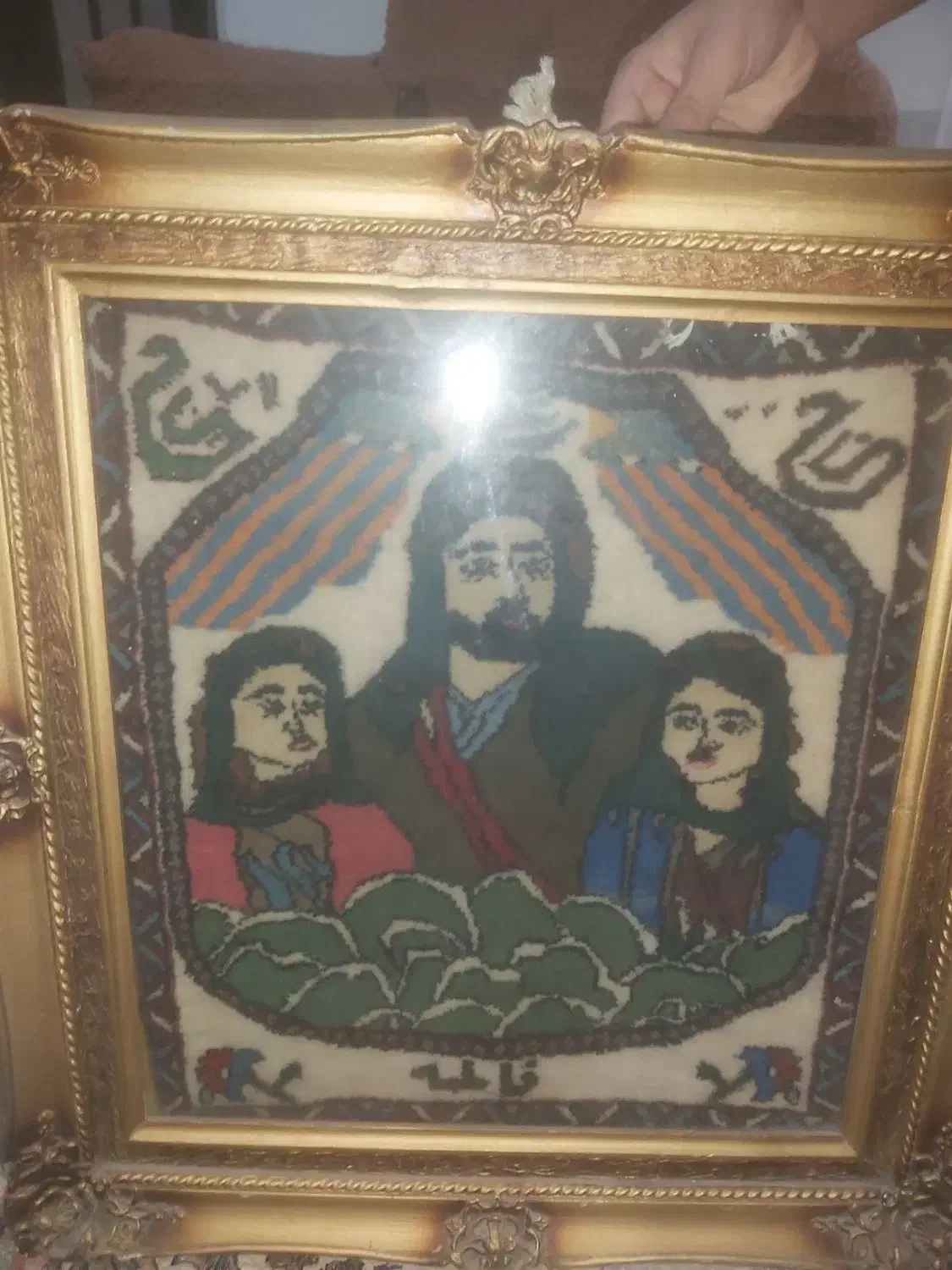 تابلو فرش دست بافت|تابلو فرش|قدس, شهرقدس|دیوار