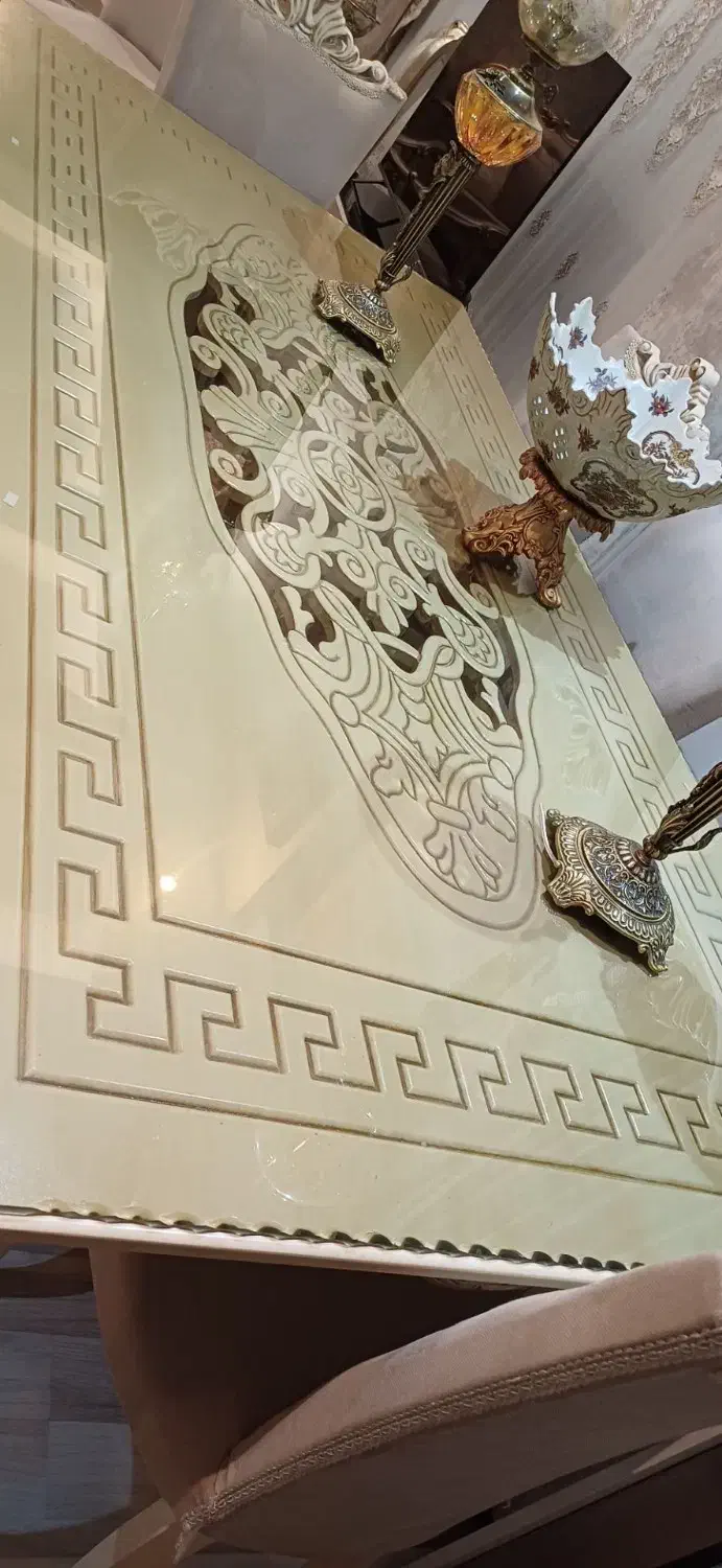 میز غذاخوری چوبی راش ۸نفره|میز و صندلی غذاخوری|اردبیل, |دیوار