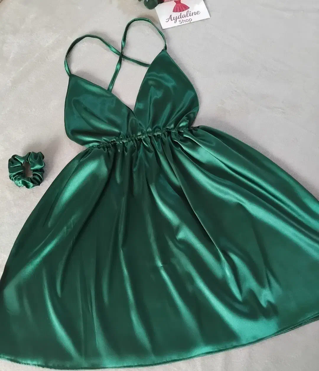 پیراهن رویا سبز یشم زیبا|لباس|بوشهر, |دیوار