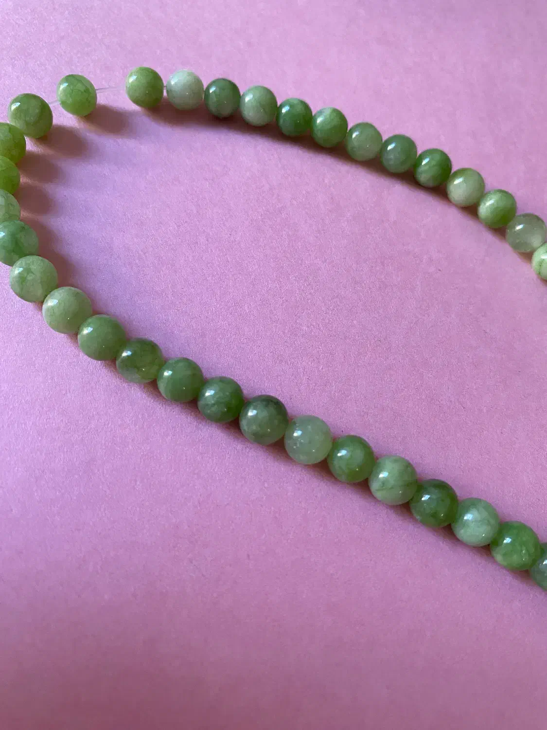 ریسه سنگ جید اصل|جواهرات|تهران, شهرآرا|دیوار