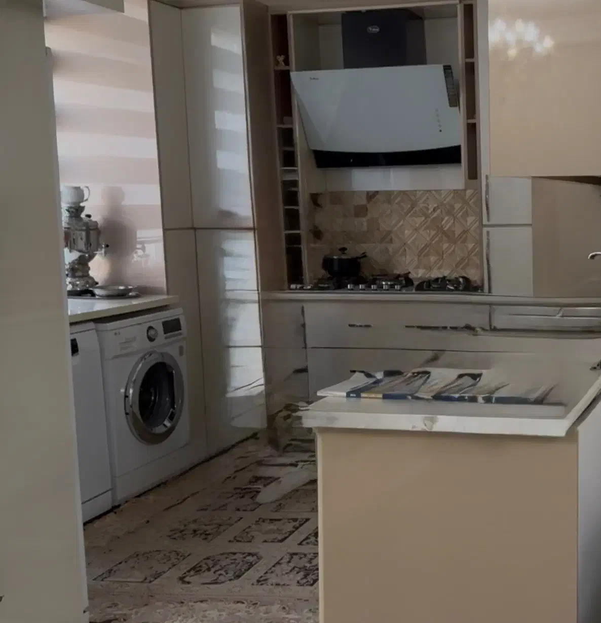 کابینت و دکور ام دی اف به همراه هود و سینک|جاکفشی، کمد، دراور|تهران, ستارخان|دیوار