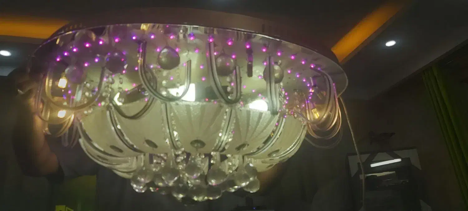 لوستر سقفی چهار حالته کنترل دار|لوستر و چراغ آویز|اندیشه, اندیشه فاز ۴|دیوار