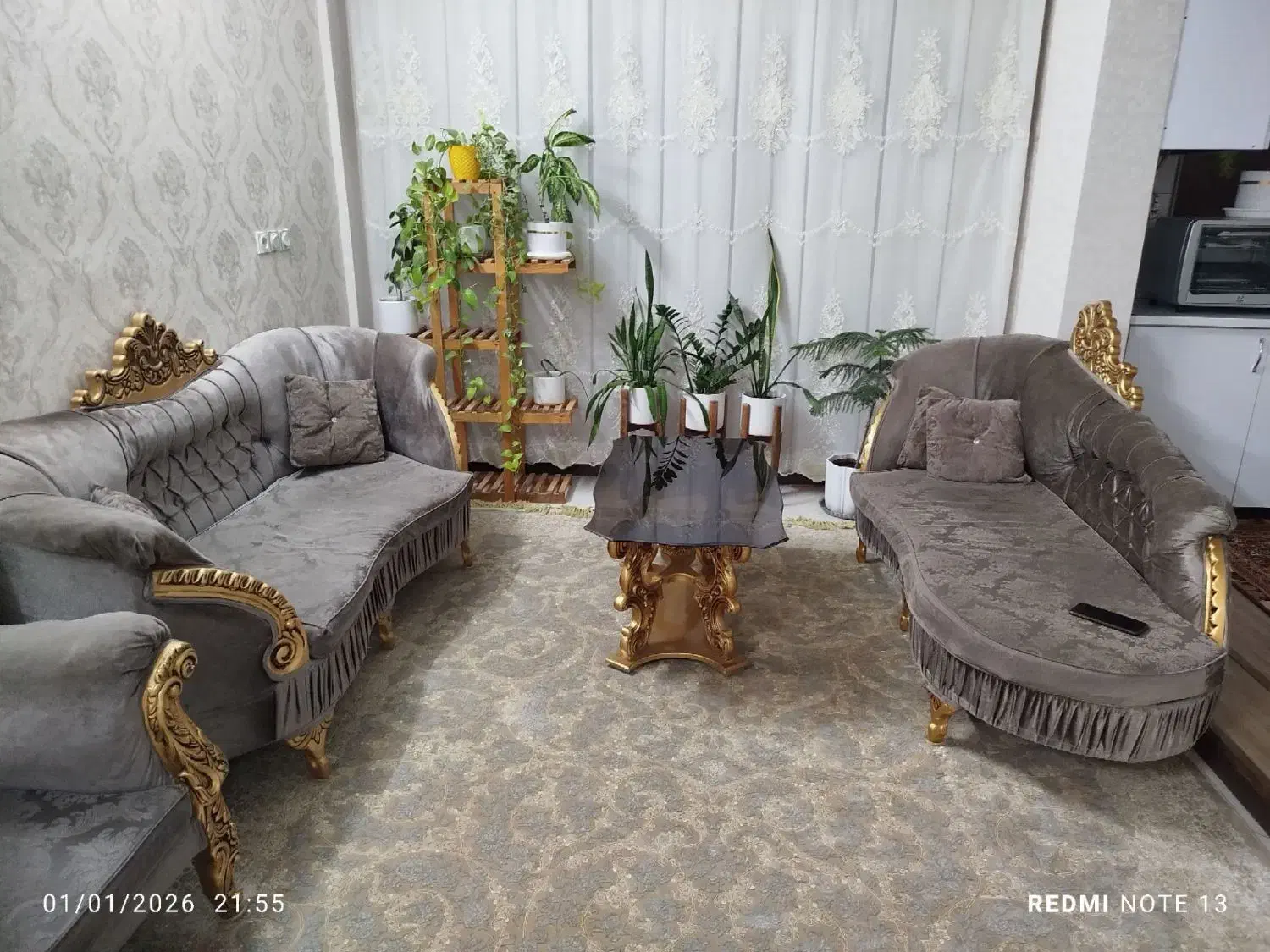 مبل سلطنتی|مبلمان خانگی و میز عسلی|قزوین, |دیوار