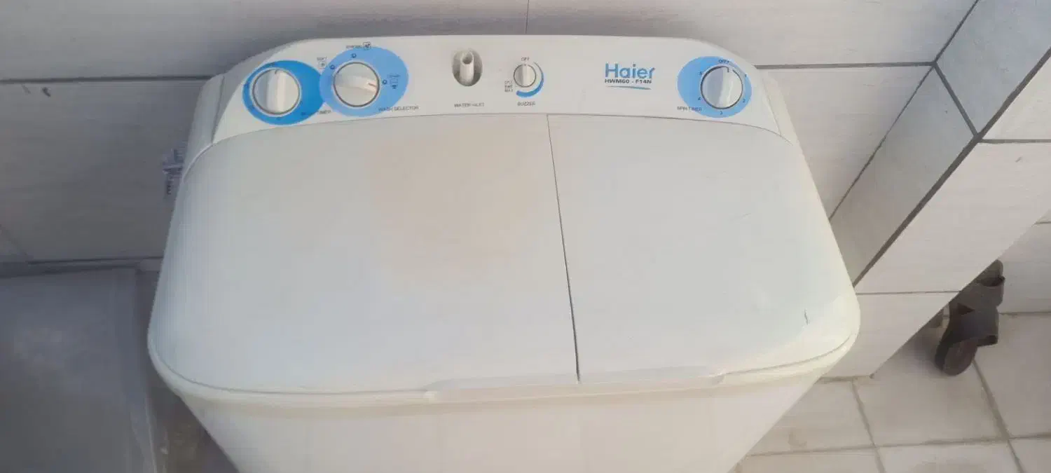 ماشین لباسشویی دو قلو هایر ۷کلیو|ماشین لباسشویی و خشککن لباس|مشهد, کارده|دیوار