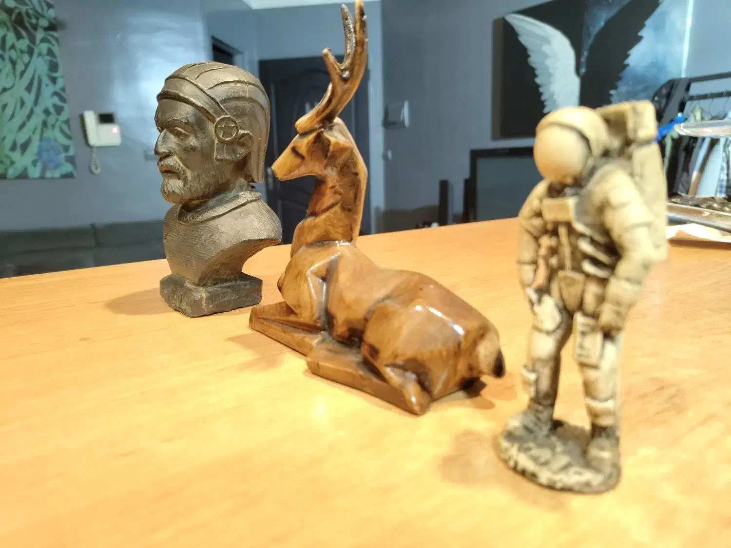 3 عدد مجسمه دکوری کوچک|مجسمه، تندیس، ماکت|تهران, دکتر هوشیار|دیوار