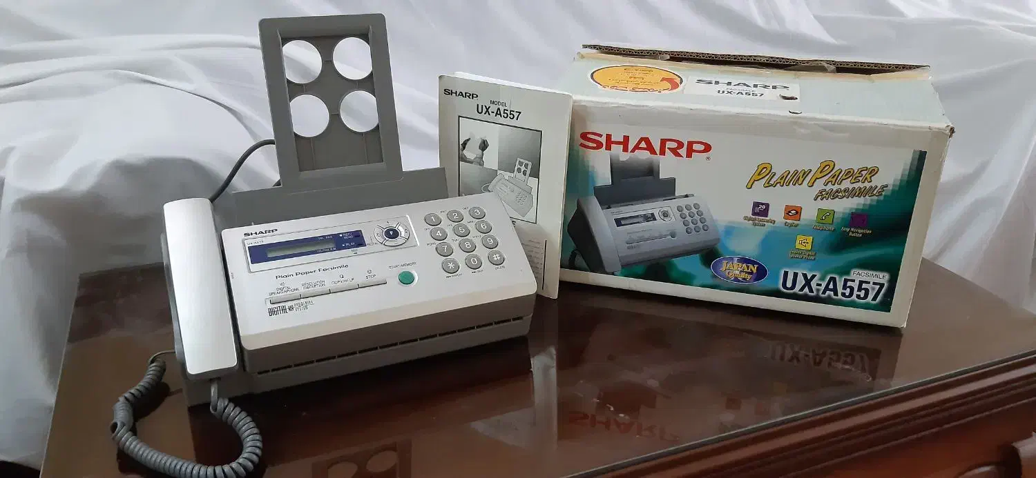 تلفن فاکس شارپ مدل ux-A557|پرینتر، اسکنر، کپی، فکس|مشهد, بالا خیابان|دیوار