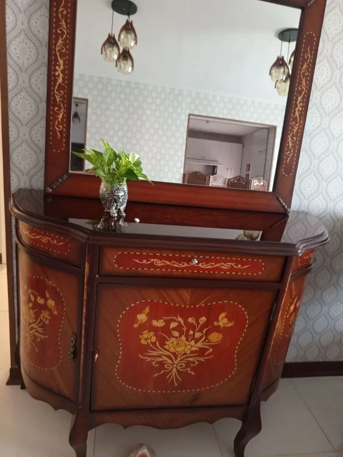 آینه کنسول نو سالم|بوفه، ویترین، کنسول|پرند, فاز ۵|دیوار