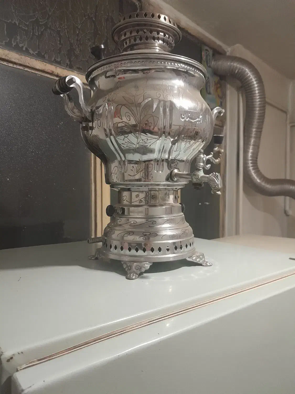 سماور سعی سالم|سماور، چای‌ساز، قهوه‌ساز|کنگاور, |دیوار