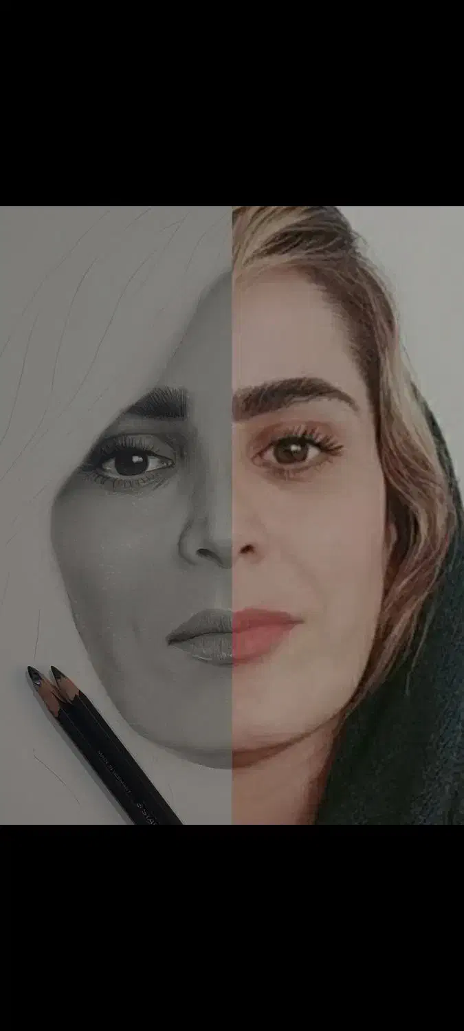 نقاشی چهره هدیه ماندگار|تابلو، نقاشی، عکس|بندرعباس, |دیوار